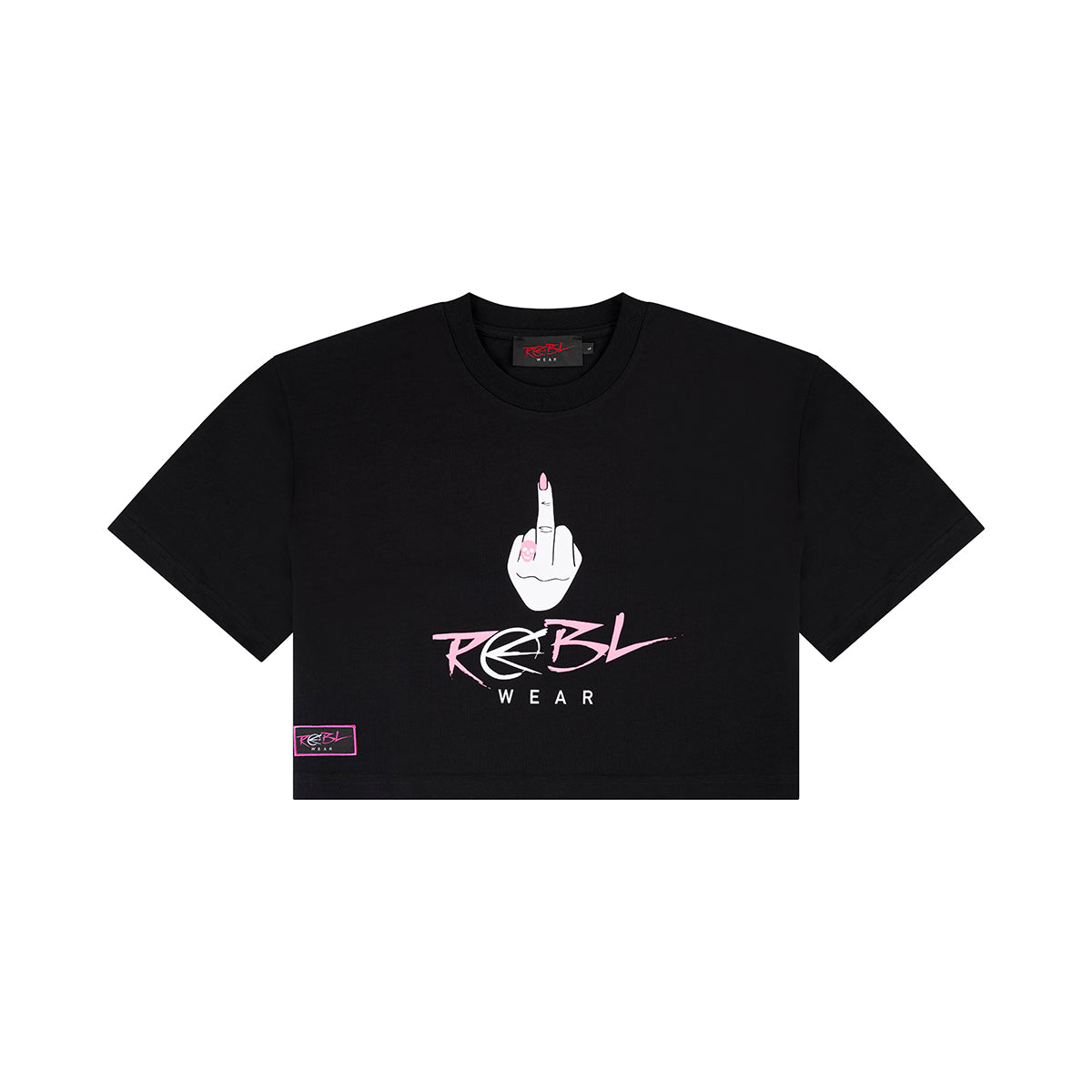 Middle Finger Crop Top