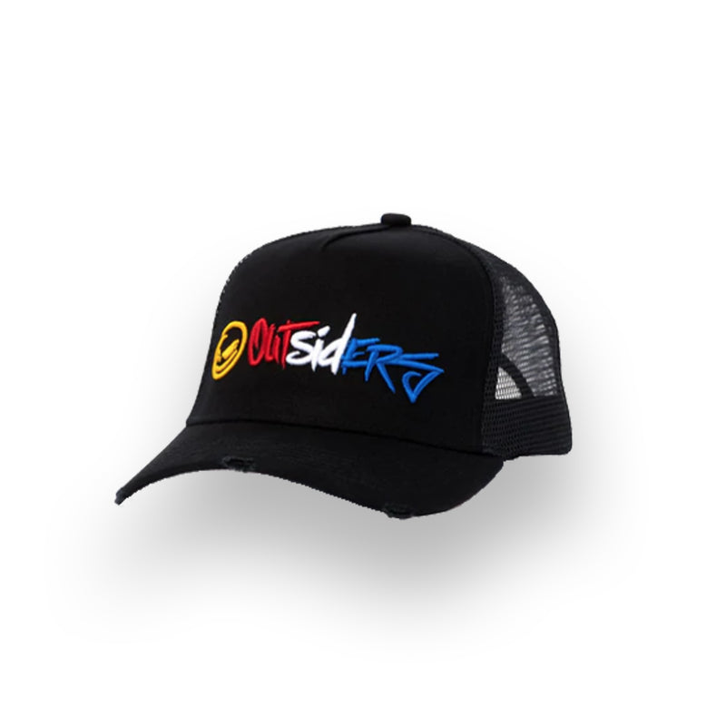 "DUTCH OUTSIDERS " Black Trucker Cap