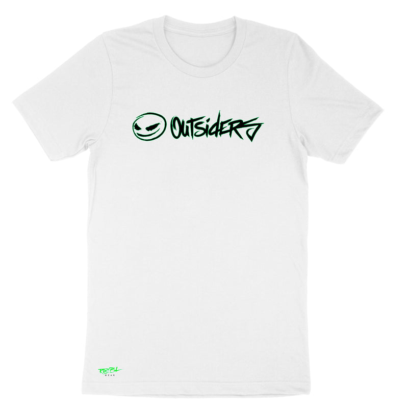 "Outsiders Smiley" White T-shirt